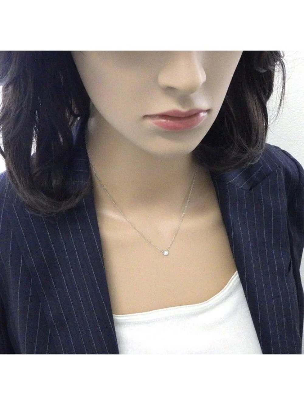 Tiffany & Co Necklace by the Yard 1 Point Diamond